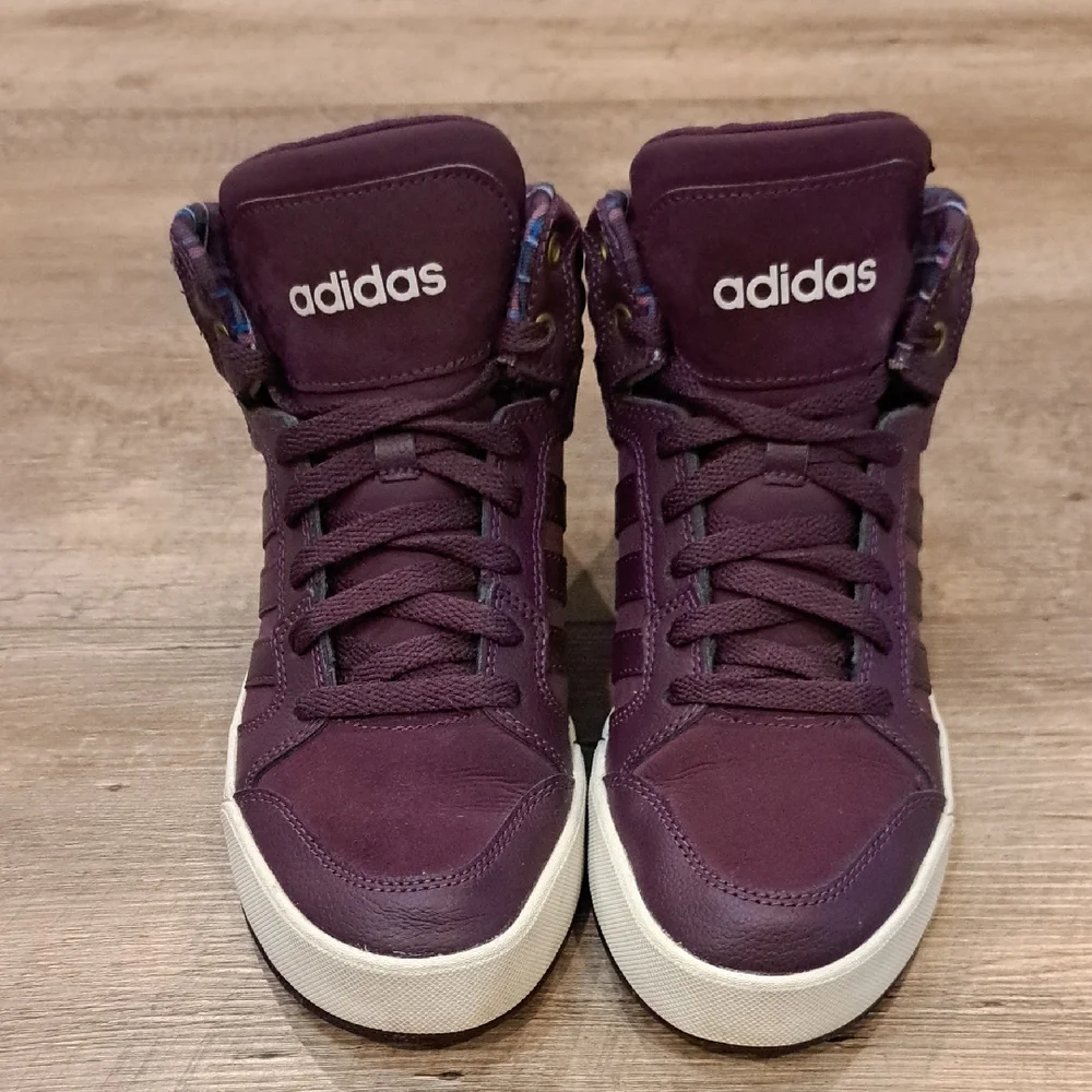 Adidas Women's Purple Neo Raleigh Mid - Picture 1 of 9